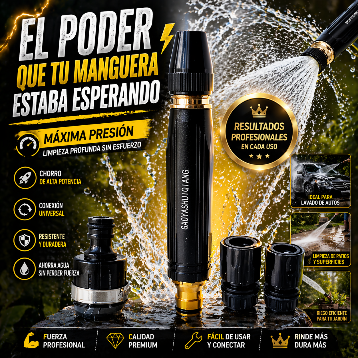 Boquilla Mangueras Con Accesorios