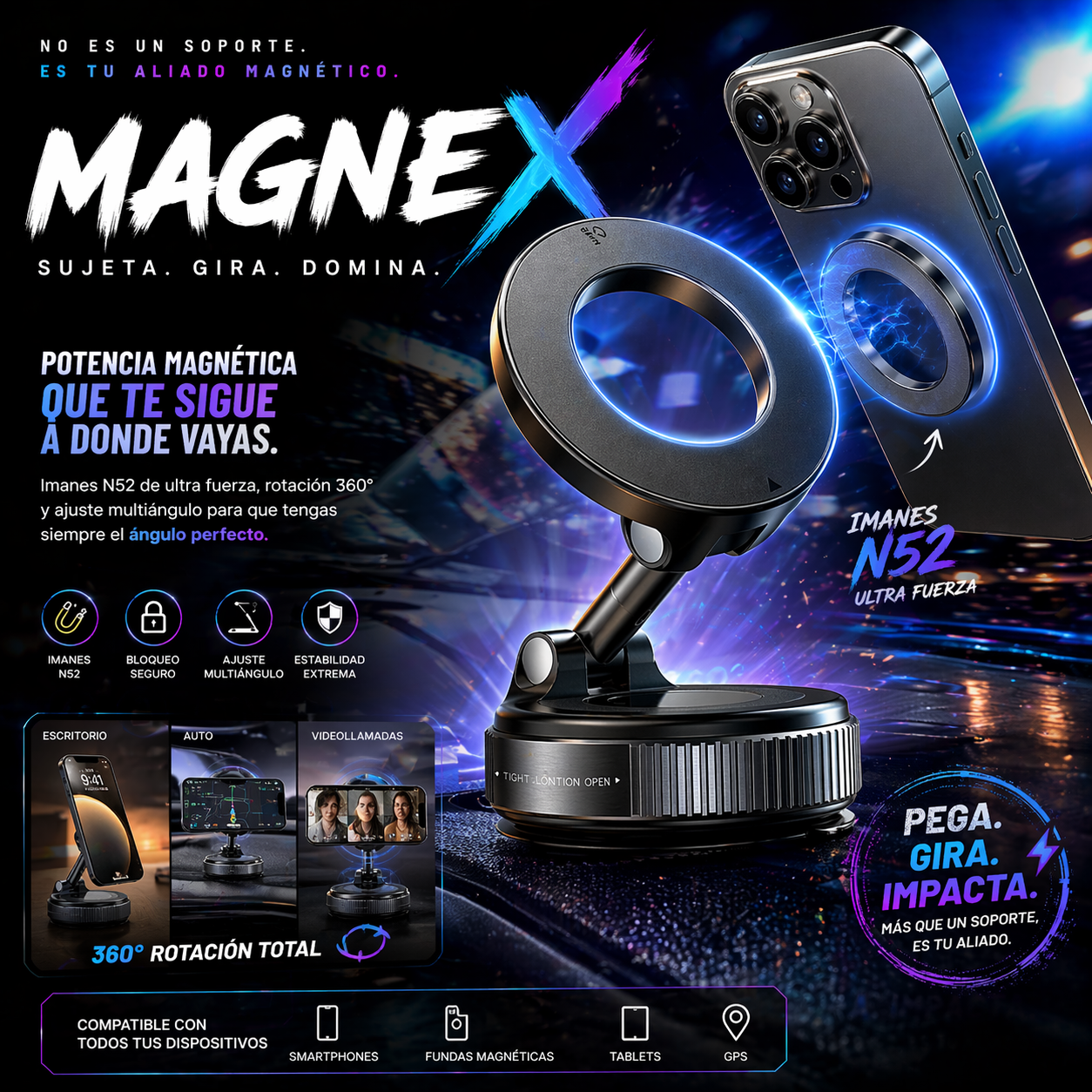 SOPORTE MAGNEX